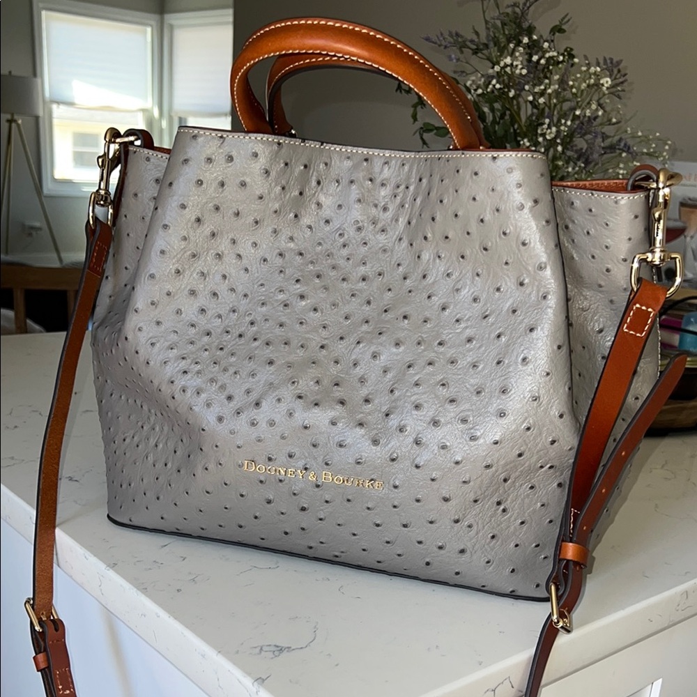 Dooney & Bourke Vintage Ostrich Leather Purse